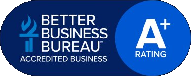 BBB Accredited Business, A+ Rating